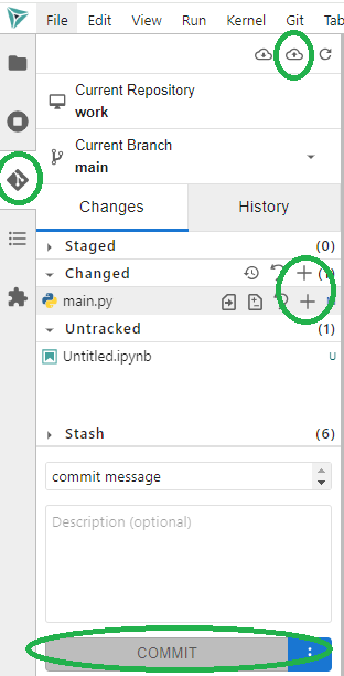 Push de cambios al servidor Git