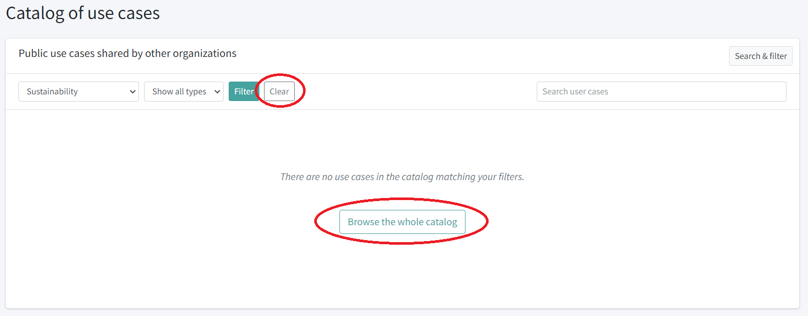 Browse the whole catalog