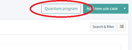 Quantum program button